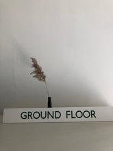 Load image into Gallery viewer, Vintage sports ‘Ground Floor’ sign