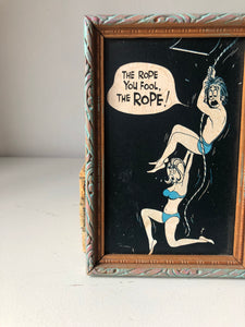 Cheeky vintage ‘seaside humour’ frame