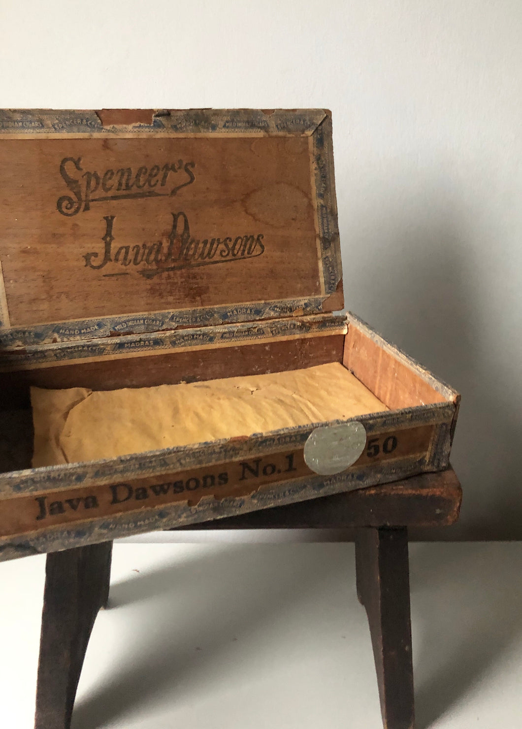 Vintage Wooden Cigar Box