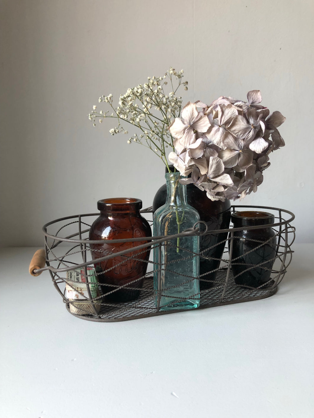 Vintage Wire Egg Basket