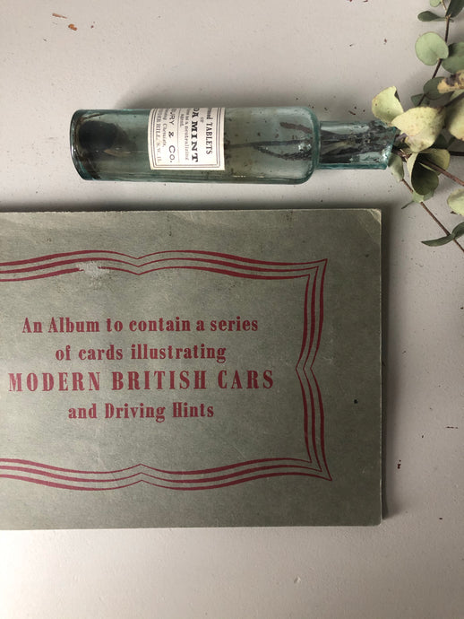 Vintage Car Card album