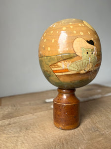 Vintage Nursery Rhyme Wooden Nesting Spheres