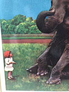 1940s Bookplate, Jumbo the Elephant