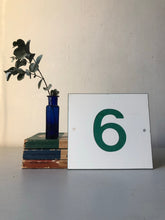 Load image into Gallery viewer, Vintage Number Plaques