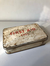 Load image into Gallery viewer, Vintage First Aid Metal Case