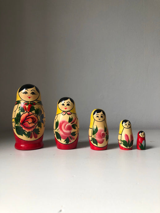 Set of Vintage Russian Dolls