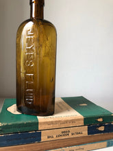 Load image into Gallery viewer, Antique Amber Glass &#39;Jeyes Fluid&#39; Bottle