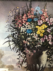 1950s Floral Lithograph