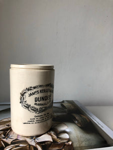 Vintage Dundee Marmalade Jar