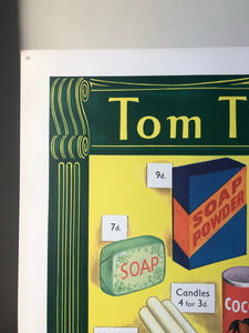 Original 1950s School Poster, ‘Tom Tiddler'