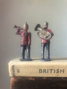 Pair of Lead British Military Guardsmen