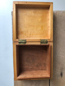Vintage University Wooden Box