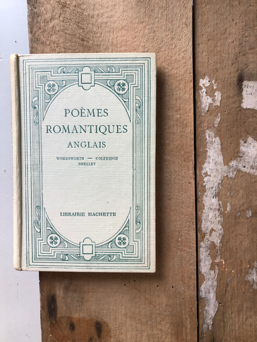 Vintage French Poetry Book