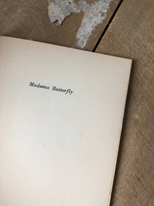 Vintage ‘Madama Butterfly’ Opera Script Booklet