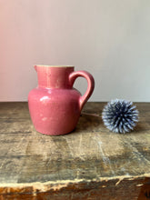 Load image into Gallery viewer, Vintage miniature pink pottery jug