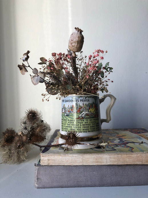 The Gardeners Prayer vintage mug