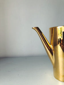 Vintage Gold Teapot / Vase