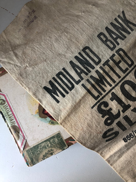 Vintage Banking Coin Sack