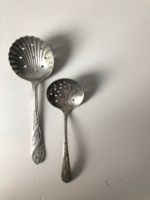 Pair of Antique Sugar Spoons