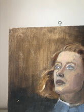 Load image into Gallery viewer, Vintage Oil on Board Portrait