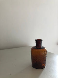 Vintage Amber Lysol Bottle