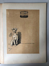 Load image into Gallery viewer, Original Cecil Aldin Dog Bookplate, Birdcage