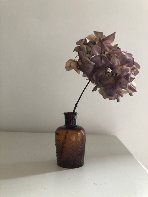 Vintage Amber Lysol Bottle