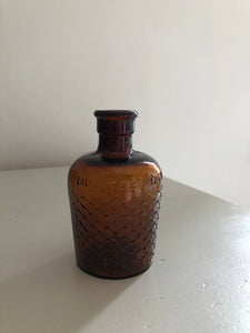 Vintage Amber Lysol Bottle