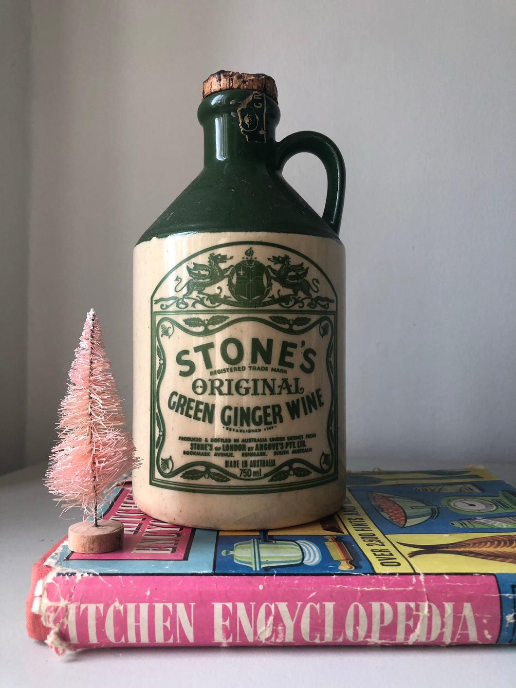 Vintage Ginger Wine Bottle