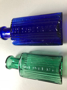 Pair of Chemist bottles