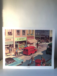 Original 1950s School Poster, ‘In The Street'