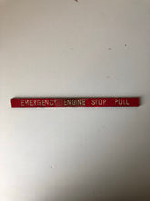 Load image into Gallery viewer, Vintage Transport Emergency Sign