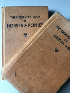 Pair of Observer books, Horses & Ponies and British Birds