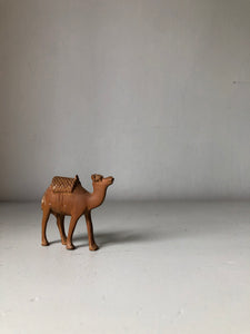 Vintage Wooden Camel