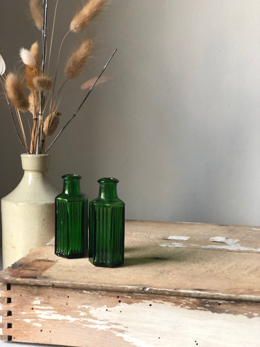 Pair of Antique Medicine bottles