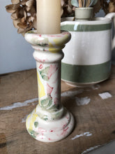Load image into Gallery viewer, Vintage Handpainted Candlestick