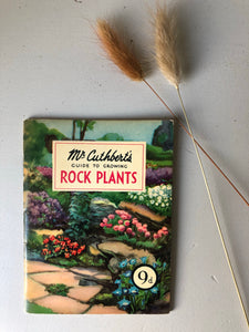 1950s Gardening booklet, Rock Plants