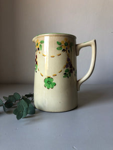 Art Deco Hand Painted Floral Jug