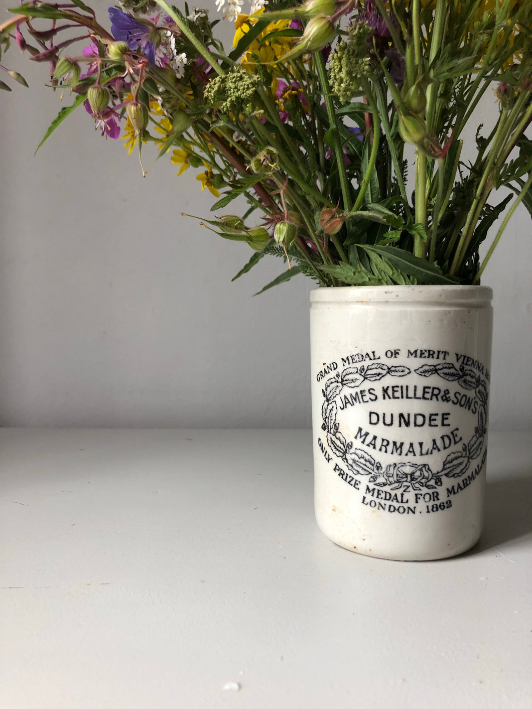 Vintage James Keiller Dundee Marmalade Jar