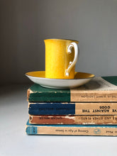 Load image into Gallery viewer, Vintage Coffee Cup and Saucer in Yellow