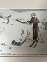 Load image into Gallery viewer, Vintage Framed Ski illustration