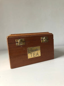 Old ‘Harrods Tea’ Wooden Box