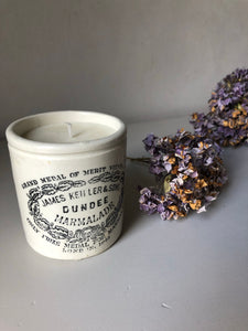 Vintage James Keiller & Sons Dundee Jar Candle, Jasmine and Pomegranate
