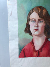 Load image into Gallery viewer, Original Watercolour, ‘Girl in Red’