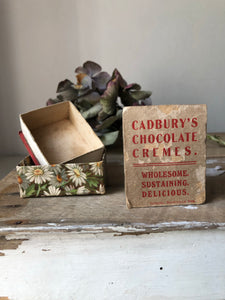 Pair of Antique Cadbury’s chocolate Boxes
