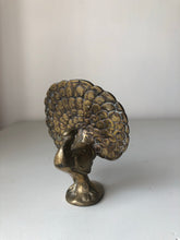 Load image into Gallery viewer, Vintage Brass Peacock