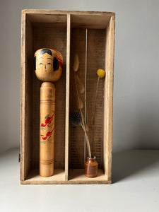 Large Vintage Kokeshi Doll