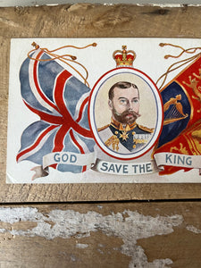 Original God Save The King Postcard