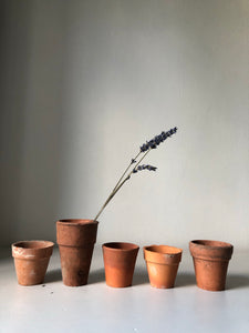 Mini Victorian Terracota/Clay Pots