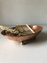 Load image into Gallery viewer, Copper and Brass Trinket Dish